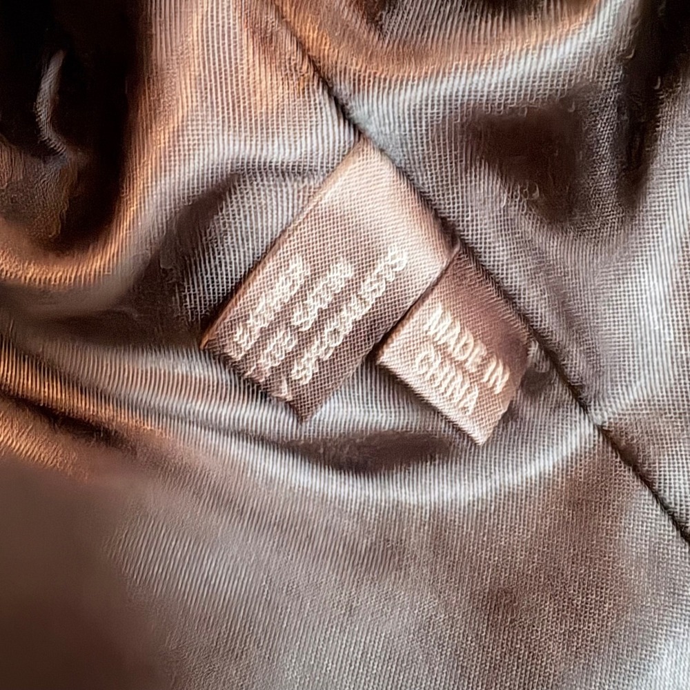 Y2K 90s Scully Leather Jacket Women Size 6 Brown Textured Button Front Blazer - Picture 11 of 16